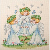 Набор для вышивки крестом Чарівна Мить М-525 Вера, Надежда, Любовь