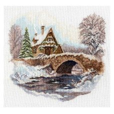 Набор для вышивки крестом Чарівна Мить М-563 Тепло сквозь иней