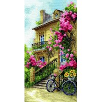 Набір для вишивання хрестиком Чарівна Мить М-578 Дім, де живе щастя