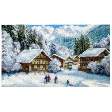 Cross stitch kit Momentos Magicos M-579 Vacation in the Alps