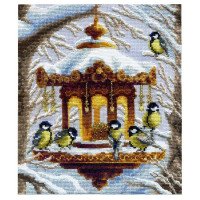 Набір для вишивання хрестиком Чарівна Мить М-586 Хлібні крихти небес