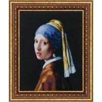 Cross stitch kit Momentos Magicos M-66 Based on J. Vermeer's The Girl with a Pearl Earring