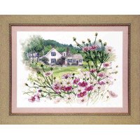 Partial embroidery kit Momentos Magicos PK-113 A house with flowers
