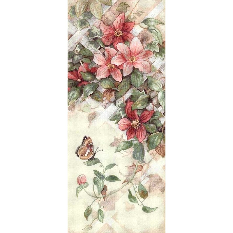 Набір для вишивання хрестиком Classic Design 4325 Квіти і метелики
