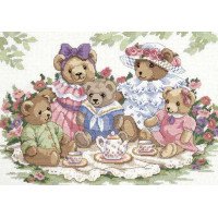 Cross Stitch Kits Classic Design 4345 Tea party