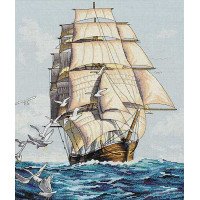 Cross Stitch Kits Classic Design 4357 Sailboat
