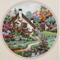 Cross Stitch Kits Classic Design 4373 House in the Garden