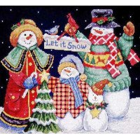 Cross Stitch Kits Classic Design 4380 Let it snow