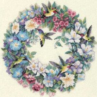 Cross Stitch Kits Classic Design 4387 Spring Wreath
