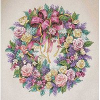 Cross Stitch Kits Classic Design 4389 Summer Wreath