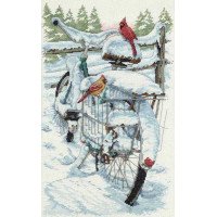 Cross Stitch Kits Classic Design 4399 Winter Cardinals