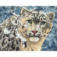 Cross Stitch Kits Classic Design 4403 Snow Leopard
