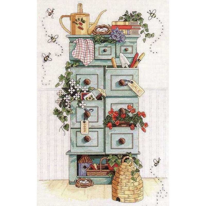 Cross Stitch Kits Classic Design 4404 Sadovy chest of drawers