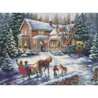 Cross Stitch Kits Classic Design 4428 Home for holidays
