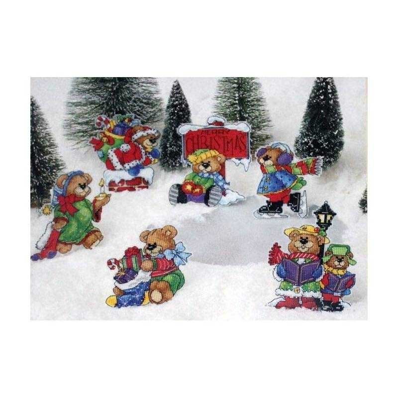 Cross Stitch Kits Classic Design 4461 Christmas Bears