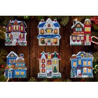 Cross Stitch Kits Classic Design 4551 Festive town