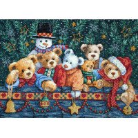 Cross Stitch Kits Classic Design 4553 Christmas bears