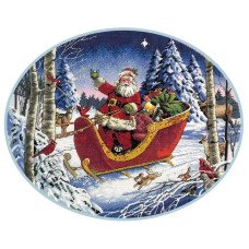 Cross Stitch Kits Classic Design 4561 Santa's sleigh