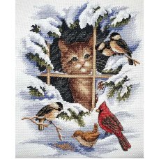 Cross Stitch Kits Classic Design 4563 Mustache and wings