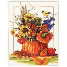 Cross Stitch Kits Classic Design 4567 Composition with pumpkins