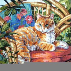 Cross Stitch Kits Classic Design 4568 Cat in the sun