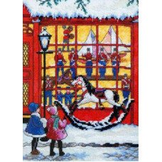 Cross Stitch Kits Classic Design 4574 Christmas windows