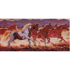 Набор для вышивки крестом Classic Design 4606 Мустанги