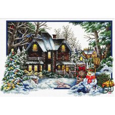 Cross Stitch Kits Classic Design 8330 Winter house