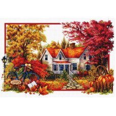 Cross Stitch Kits Classic Design 8333 Autumn house