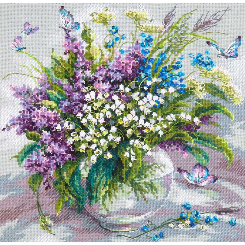 Cross Stitch Kits Classic Design 8337 Spring bouquet