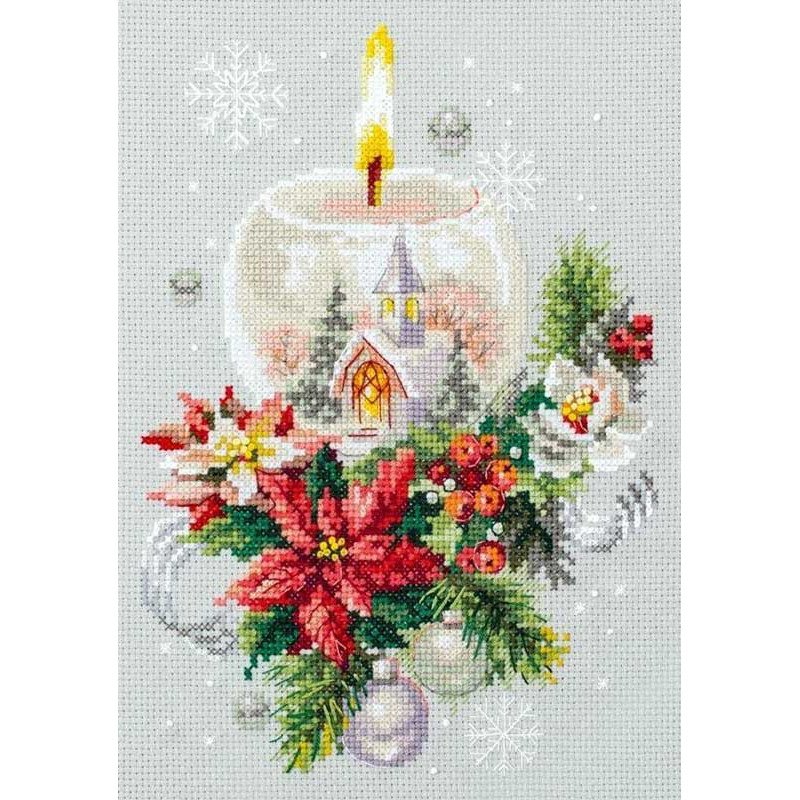 Cross Stitch Kits Classic Design 8351 Christmas candle