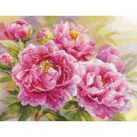 Cross Stitch Kits Classic Design 8356 Bright peonies