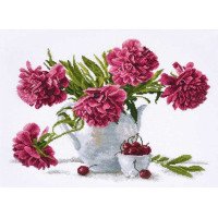 Cross Stitch Kits Classic Design 8367 Bouquet of peonies