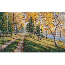 Набор для вышивки крестом Classic Design 8376 Дорога в осень