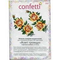 Flizelin water-soluble sew Confetti K-212 October rose
