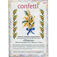 Flizelin water-soluble sew Confetti K-224 Mimosa
