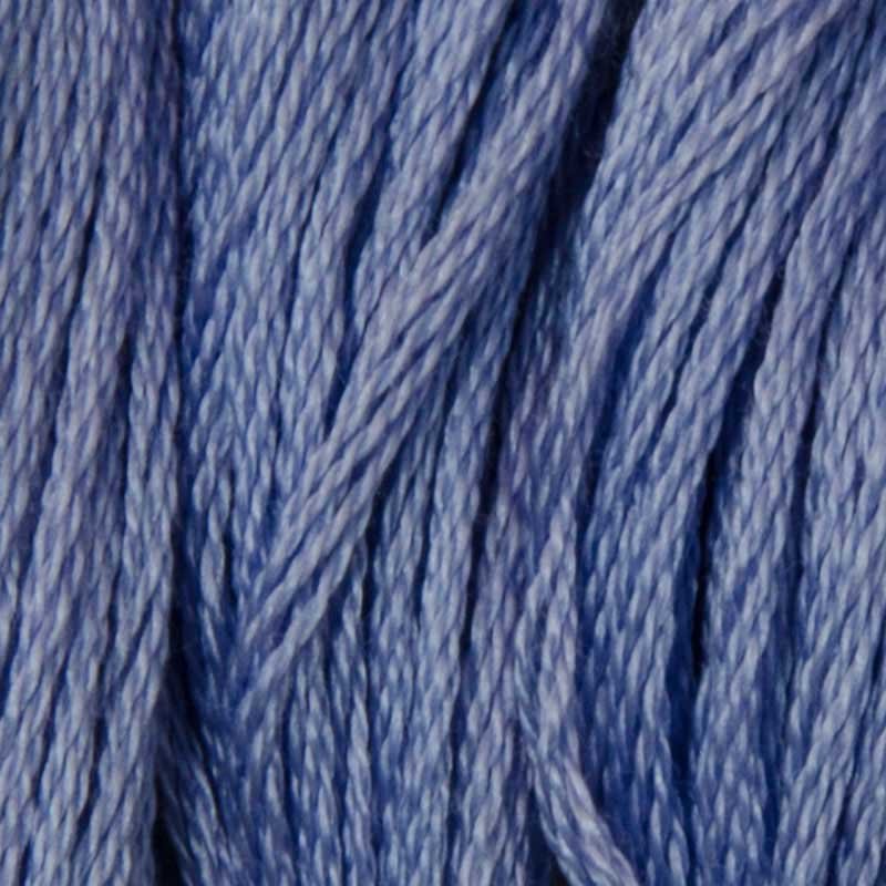 Нитки для вишивання бавовняні DMC 156 Середній світло-блакитний фіолетовий