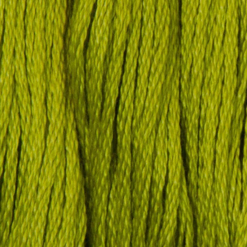 Нитки для вишивання бавовняні DMC 166 Середній світло-зелений мох