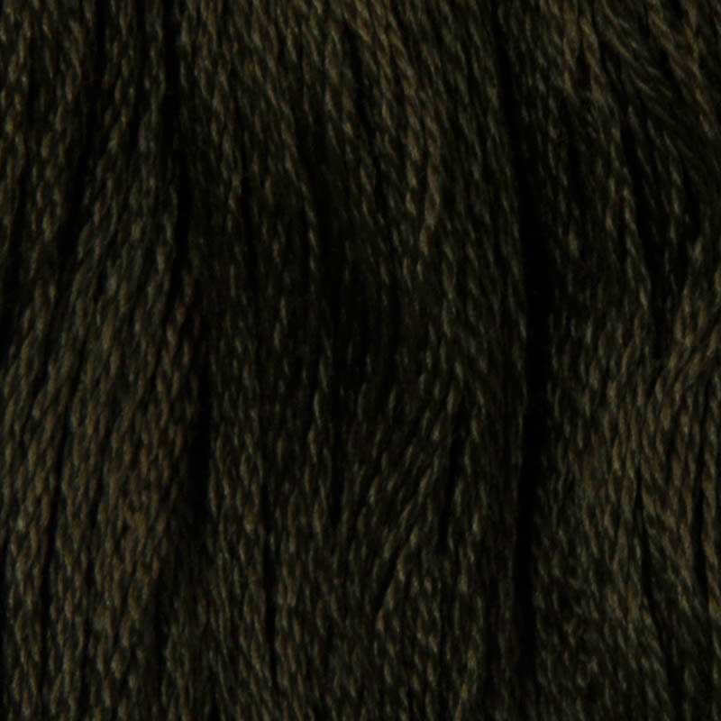 Нитки для вишивання бавовняні DMC 3021 Дуже темно-коричневий сірий