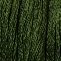 Cotton thread for embroidery DMC 3362 Dark Pine Green