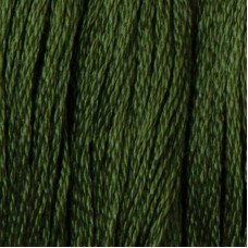 Cotton thread for embroidery DMC 3362 Dark Pine Green