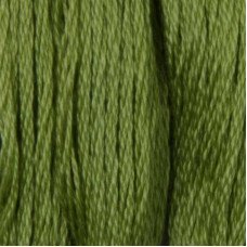 Нитки для вышивания хлопковые DMC 3364 Сосновый зеленый