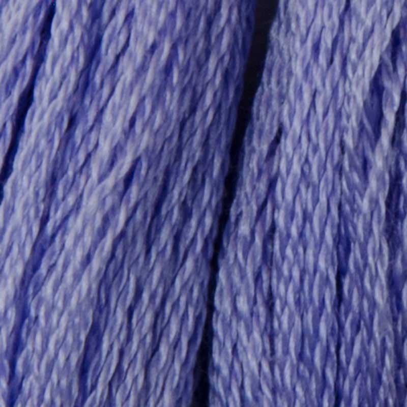 Нитки для вышивания хлопковые DMC 340 Средний сине-фиолетовый