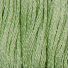 Cotton thread for embroidery DMC 369 Very Light Pistachio Green