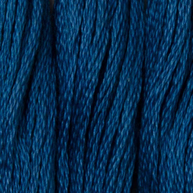 Нитки для вышивания хлопковые DMC 3765 Очень темно-синий павлин