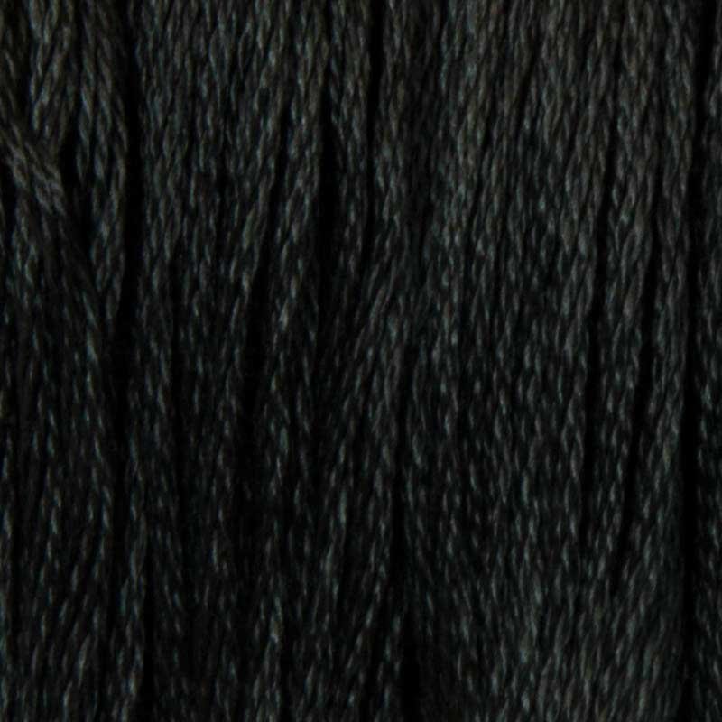 Нитки для вышивания хлопковые DMC 3799 Очень темный оловянно-серый