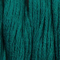 Нитки для вишивання бавовняні DMC 3812 Дуже темний зелений морський