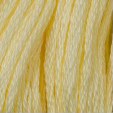Cotton thread for embroidery DMC 3823 Ultra Pale Yellow
