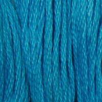 Cotton thread for embroidery DMC 3845 Medium Bright Turquoise