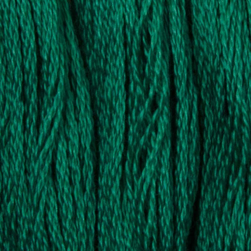 Нитки для вышивания хлопковые DMC 3850 Темный ярко-зеленый
